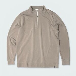 🆕 tasc Cloud 1/4 Zip Pullover NWT Large Alloy Gray Bamboo French Terry